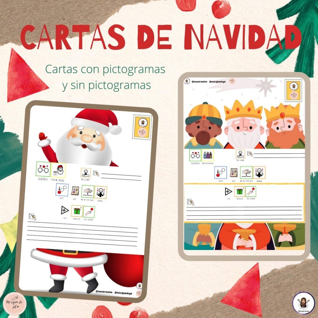 Queremos compartir un recurso muy especial y lleno de ilusión: una colección de cartas plegables para escribir a Papá Noel y a los Reyes Magos, creado por @micajondept y @mestramim. Estas cartas […]