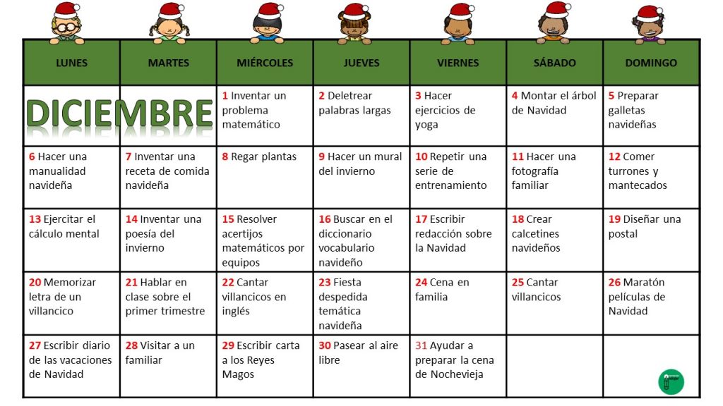 Como cada mes, os comparto un nuevo calendario con numerosas actividades de inteligencia múltiples. Este calendario tiene como finalidad aportar información tanto a las familias como a los profesores interesados […]