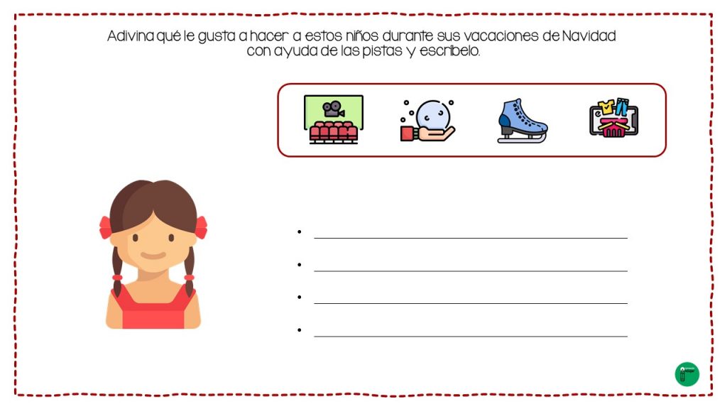 A continuación, os presento una divertida actividad para que nuestros alumnso trabajen la expresión escrita y la escritura creativa. El objetivo del ejercicio es que los alumnos averiguen que le […]