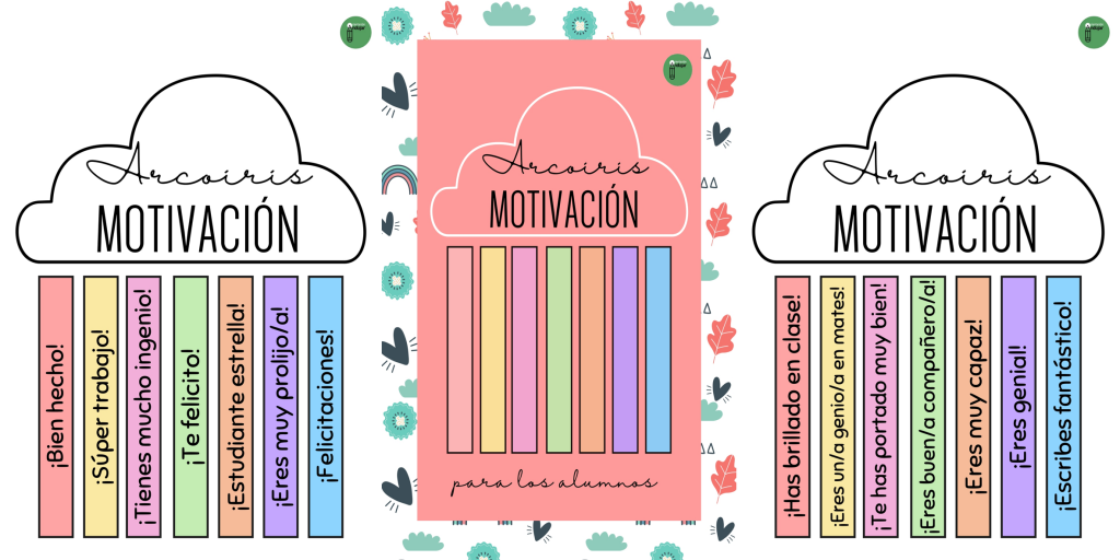 Os comparto esta idea para darles un empujoncito de motivación a vuestros alumnos.  Este arcoiris consiste en frases de ánimo y felicitaciones. La propuesta sería que al acabar la jornada, […]