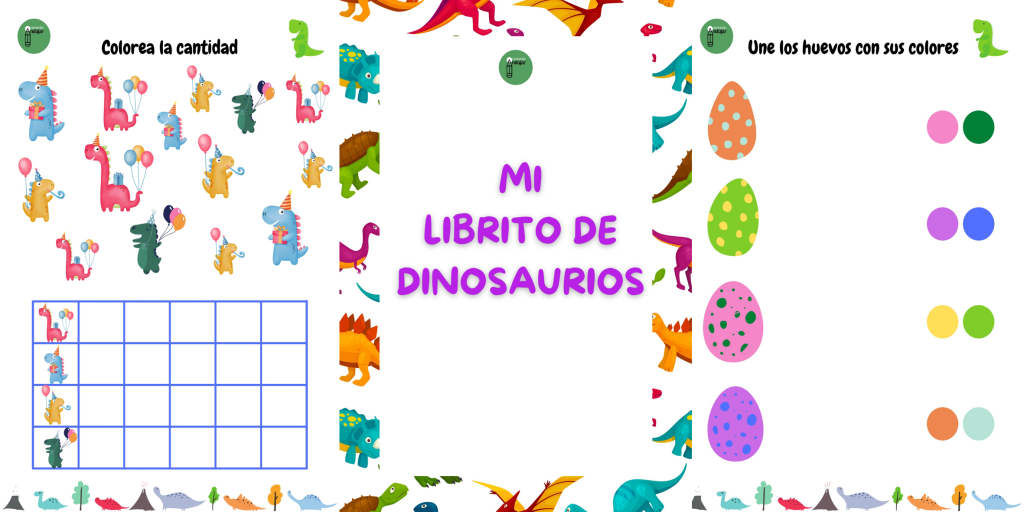 Hoy os traemos este divertido librito de actividades con motivo de dinosaurios. Consiste en consignas variadas para trabajar: trazo de recorridos y letras colores conteo sumas y restas  Reforzamos la […]