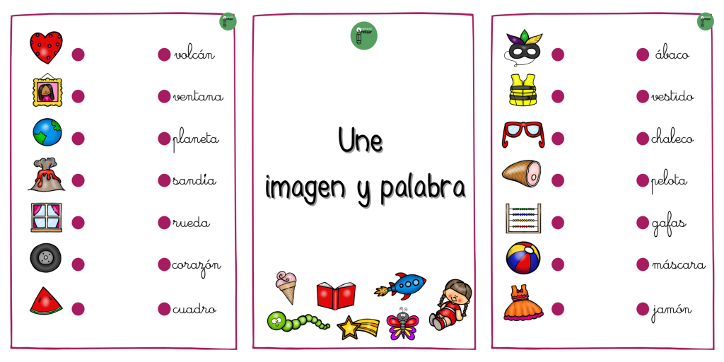 Os compartimos este material para primeras lecturas de palabras. Los niños deben unir la imagen con su nombre. Las palabras contienen distintos tipos y cantidad de sílabas.  Trabajamos la lectura, […]