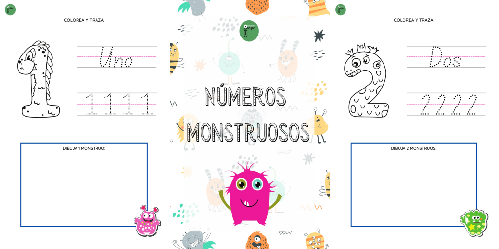 Hoy jugaremos con los números del 1 al 9. Las fichas presentan varias actividades: Colorear el número monstruoso Trazar el número y su nombre que se encuentran en línea punteada […]