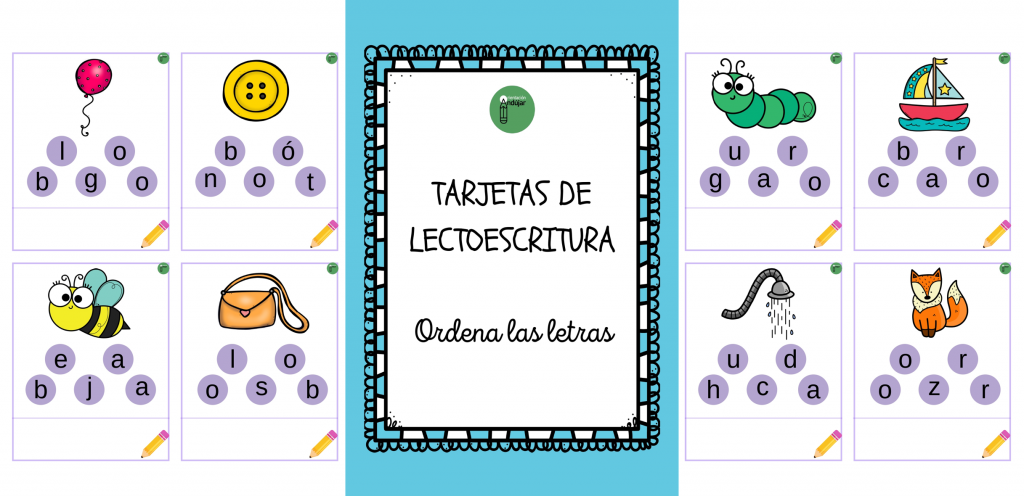 Os hemos preparado estas molonas tarjetas de lectoescritura. Los niños deben ordenar las letras para formar palabras de cinco letras. Las palabras con esta cantidad de letras presentan cierta complejidad […]