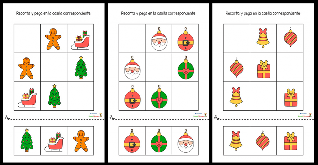 Sudokus de Navidad nivel inicial Os comparto una nueva entrega de divertidos sudokus listos para imprimir y realizar tanto en casa como en el aula. Los sudokus nos parecen un […]