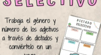 A continuación os comparto una ficha de dictado selectivo. En este caso se me ocurrió que, además de reconocer el género y número de las palabras dictadas, fuesen capaces de […]