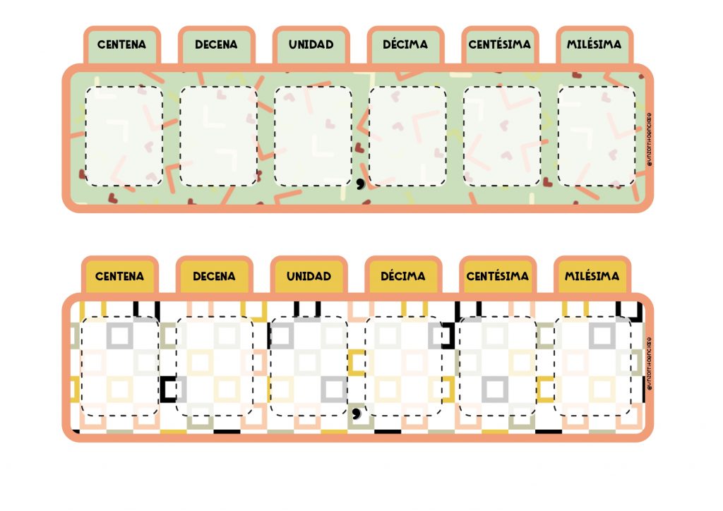 El recurso que comparto hoy por aquí es un apoyo para la ardua tarea de comprender del valor que ocupan los dígitos en un número. Recuerdo perfectamente andar perdida en […]