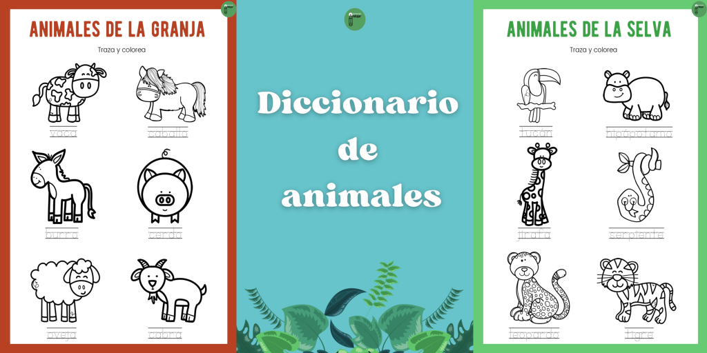 Creamos este fantástico diccionario para trabajar animales y hábitats.  El diccionario está dividido en: animales de la granja animales de la selva animales del bosque animales acuáticos En cada uno […]