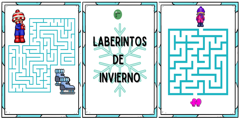 Os traemos estos entretenidos laberintos con motivos invernales. Los laberintos son un recurso beneficioso para trabajar con los niños ya que: estimulan el pensamiento lógico benefician las funciones ejecutivas refuerzan […]