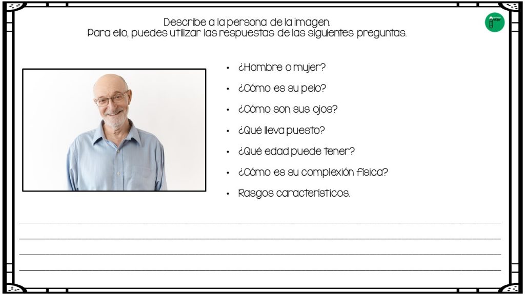 La siguiente actividad está pensada para ejercitar la expresión oral y escrita a través de las descripciones de personas. Describir es explicar, de forma detallada y ordenada, cómo son las personas, […]