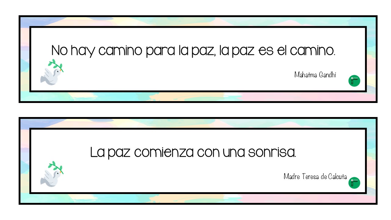 Frases célebres sobre la paz - Orientacion Andujar