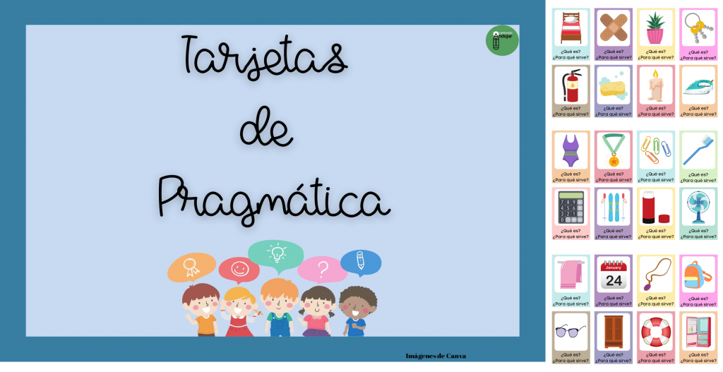 La pragmática hace referencia a todas las actividades y contenidos relacionados con el uso del lenguaje. Con estas tarjetas trabajaremos principalmente la función declarativa (denominar, describir). En cada una de ellas encontraremos un objeto […]