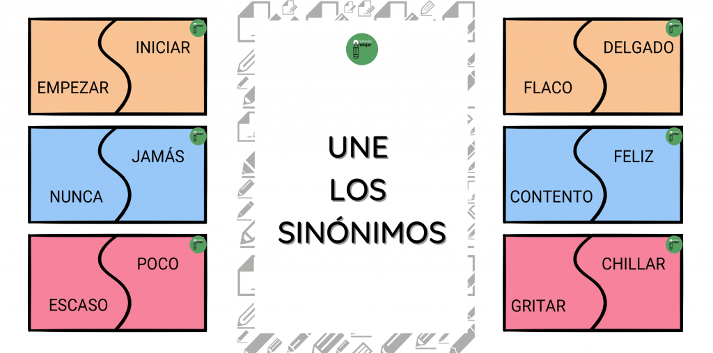 Os compartimos estos divertidos puzzles para trabajar sinónimos. Los sinónimos son palabras o expresiones que tienen significados iguales o muy parecidos. Por lo tanto, se pueden sustituir o intercambiar en […]