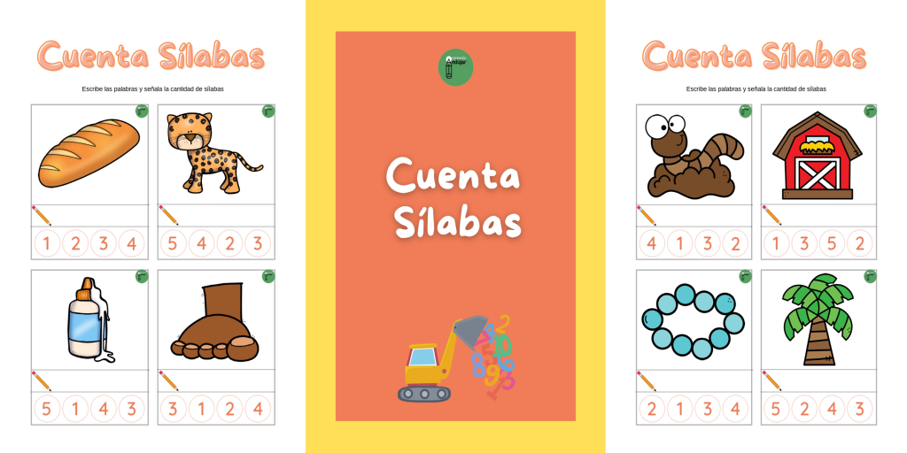 Trabajaremos la conciencia fonológica y silábica con estas divertidas tarjetas.  Los niños deben observar la imagen, escribir su nombre y marcar la cantidad de sílabas que presente la palabra.  DESCARGAR […]