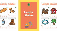 Trabajaremos la conciencia fonológica y silábica con estas divertidas tarjetas.  Los niños deben observar la imagen, escribir su nombre y marcar la cantidad de sílabas que presente la palabra.  DESCARGAR […]