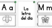 Os compartimos estas bonitas fichas en blanco y negro para trabajar la letra del día.  En la ficha podrán ver una parte donde se encuentra la letra en mayúscula y […]