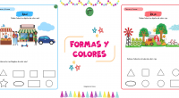 Hoy os compartimos estas bonitas fichas para trabajar colores y formas.  En la primera actividad, los niños deben buscar en la imagen los objetos del color indicado. En la segunda […]