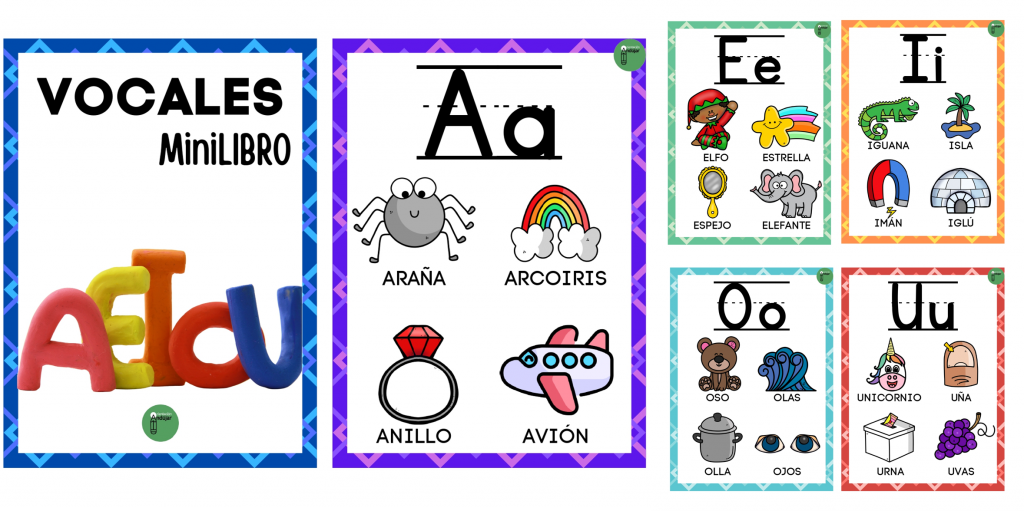 Hoy compartimos este minilibro para aprender o repasar las vocales.  Cada página contiene cuatro imágenes que comienzan con cada vocal.  Un bonito recurso para los más pequeños.  DESCARGAR EL ARCHIVO […]