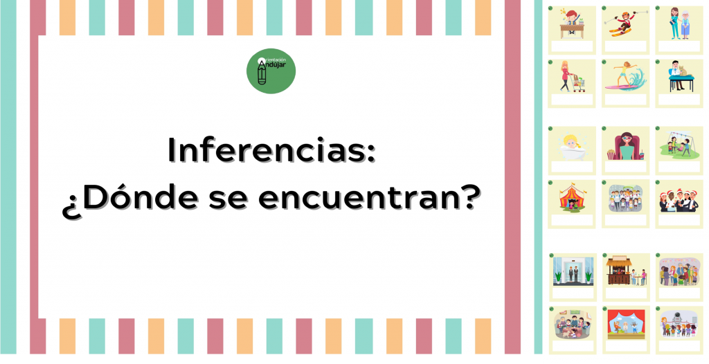 Hoy trabajaremos las inferencias con estas bonitas tarjetas.  Los niños deben observar la imagen y a través de las pistas visuales, «inferir» dónde se encuentran los personajes.  Por ejemplo: si […]