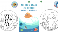 Os compartimos este bonito libro para colorear animales acuáticos. La consigna: pintar según el modelo indicado en el extremo superior derecho.  Un recurso para trabajar vocabulario, colores y atención. DESCARGAR […]