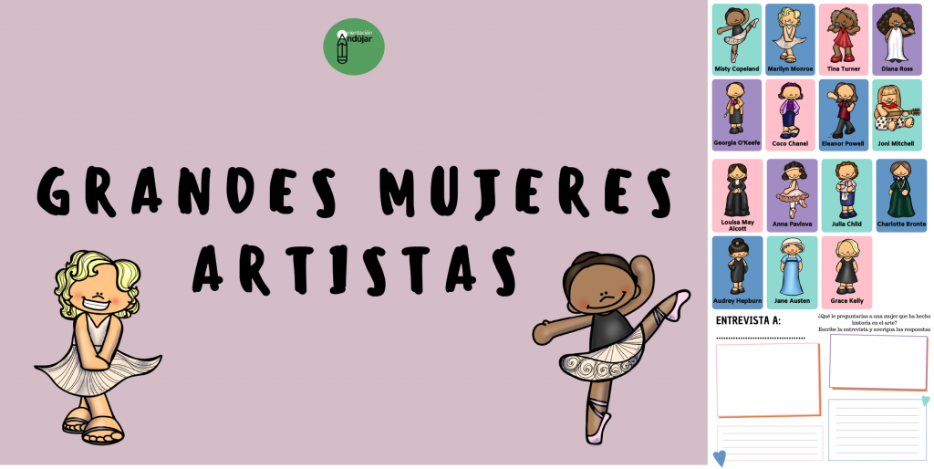 Para trabajar en el aula el Día de la mujer esta vez conocemos aquellas que han hecho historia en el arte. Se trata de flashcards con mujeres que han logrado […]