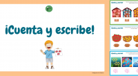 Os hemos preparado estas coloridas fichas para trabajar atención y conteo.  Los niños deberán contar tres elementos diferentes en cada lámina y colocar la cantidad correcta.  A su vez, trabajamos […]