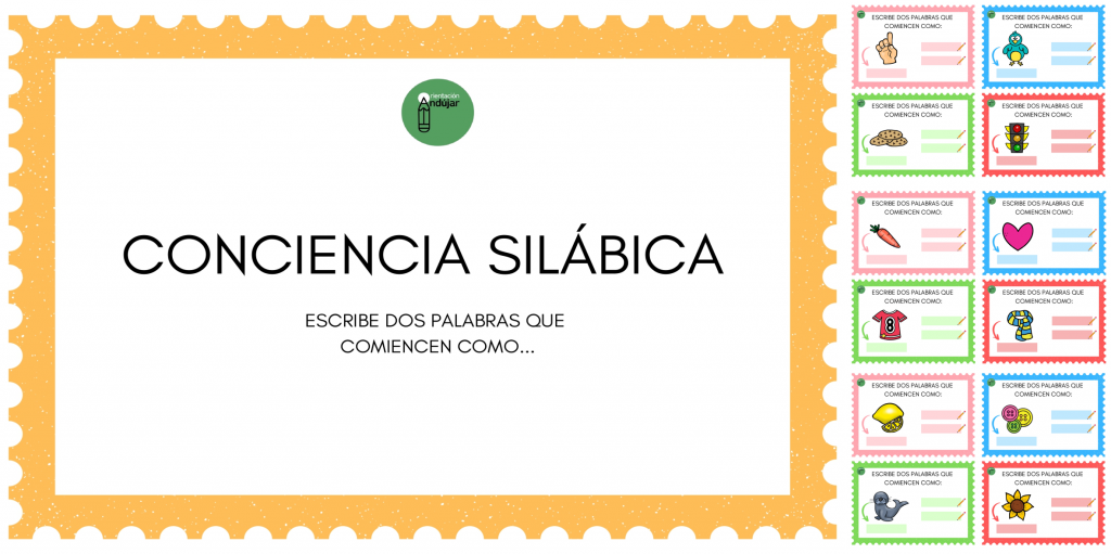 Hoy trabajaremos conciencia silábica y lectoescritura con este colorido recurso.  Los niños deben observan la imagen, identificar con qué sílaba comienza su nombre y escribir dos palabras que tengan el […]