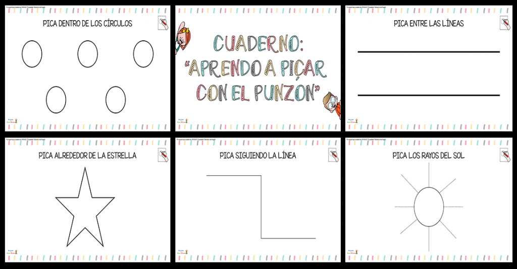 Os comparto un completo cuaderno de actividades para trabajar la motricidad fina con el punzón. Trabajar la motricidad fina en los más pequeños es algo muy importante para su desarrollo. […]