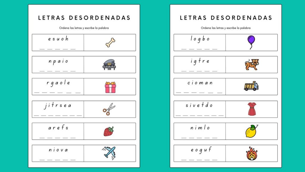 Os hemos preparado esta actividad para trabajar en el aula, especialmente con alumnos que tengan o puedan tener problemas lectoescritores. El objetivo es ordenar las letras y formar una palabra, […]