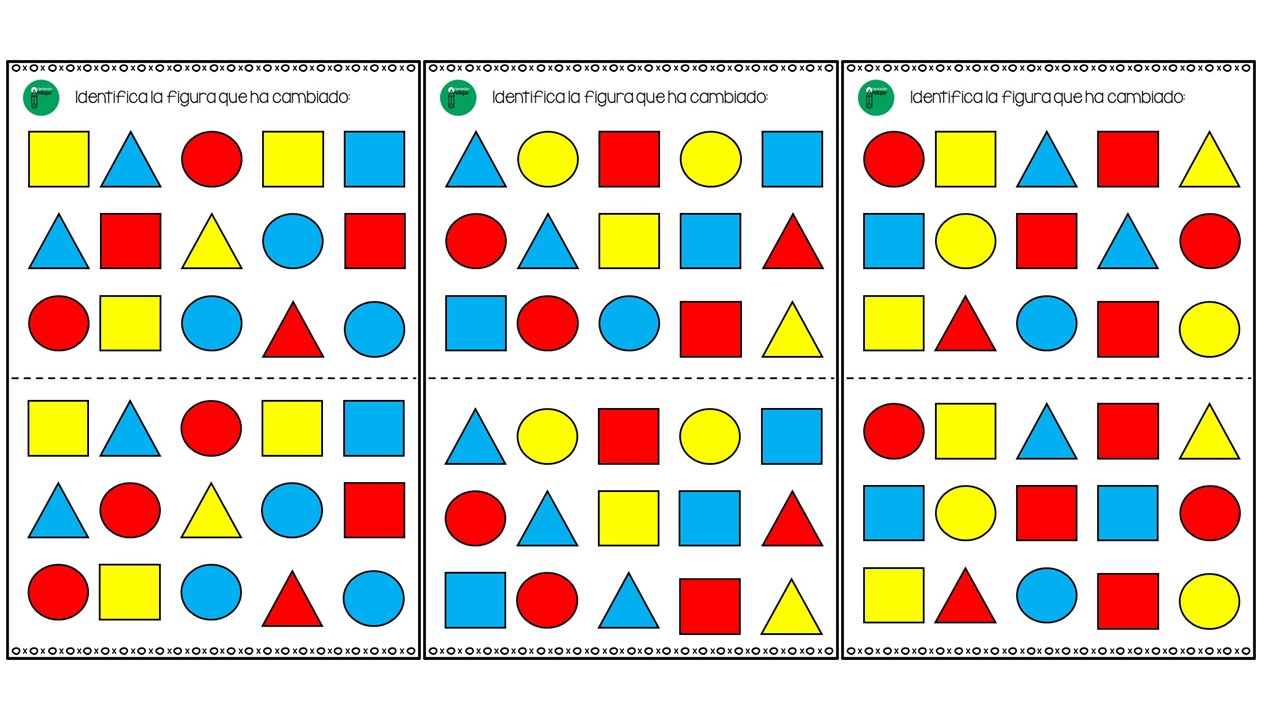 Ejercicio para trabajar la percepción visual - Orientacion Andujar