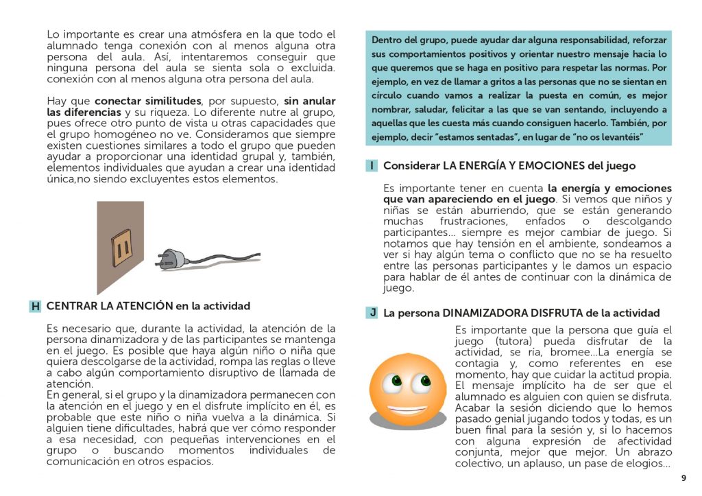 Taller de juegos y dinámicas para trabajar la cohesión grupal en el ...