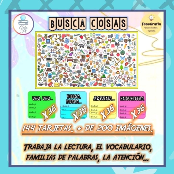 Hoy os traemos Dani de @fono.grafia02 y yo Carlos de @aula_pt para compartir con vosotras este recurso para trabajar la lectura, el vocabulario, las familias de palabras, la atención y un largo etcétera de […]