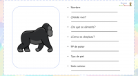 El siguiente material es una colección de tarjetas que nuestros alumnos deben rellenar con los datos característicos de cada animal. Una forma amena de acercar a nuestros peques a conocimientos […]