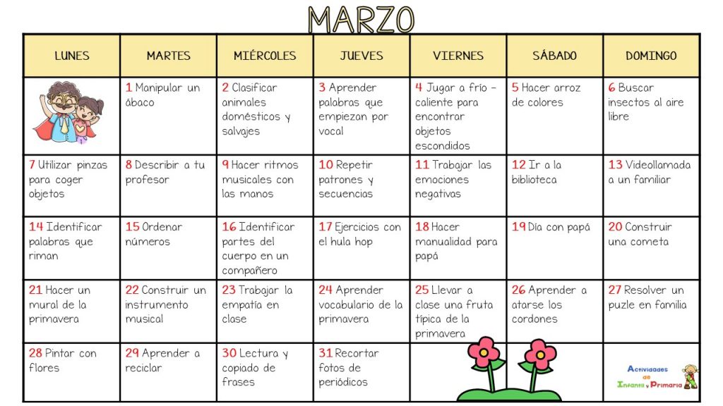Empezamos nuevo mes, así que ya sabéis lo que eso significa, nuevo calendario de Inteligencias Múltiples adaptado a la etapa de Infantil; con dinámicas y actividades adecuadas a esa edad. […]