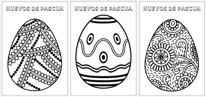 22+ Huevos De Pascua Para Colorear