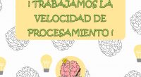 Hoy os traemos este nuevo material para trabajar la VELOCIDAD DE PROCESAMIENTO ?. ?Está compuesto por 10 fichas en las que deberemos seguir la orden que se nos indica. ?Puede […]