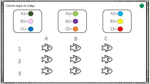Colorea Segun El Codigo De Colores www.orientacionandujar.es