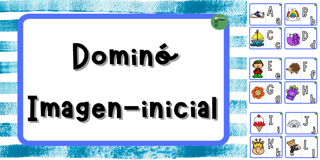Hoy nos divertimos con este bonito dominó imagen-inicial. Debemos ir encadenando las piezas uniendo la imagen con su letra inicial.  Es un excelente recurso para trabajar conciencia fonológica, orden alfabético […]