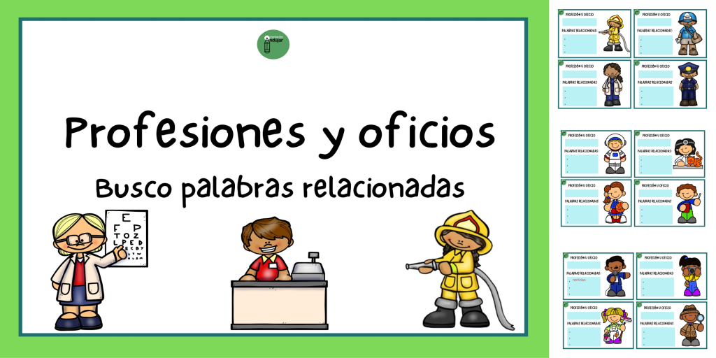 Trabajamos vocabulario de profesiones y oficios con estas bonitas tarjetas.  La propuesta consiste en escribir el nombre de cada profesión u oficio y pensar distintas palabras que tengan que ver […]