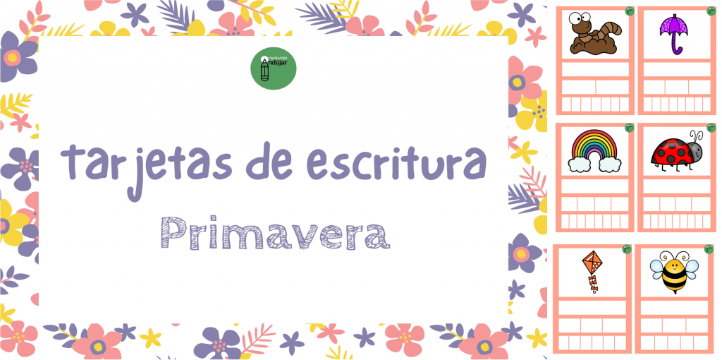 Os hemos preparado estas molonas tarjetas de escritura con vocabulario referido a la Primavera.  En cada una de ellas los niños trabajarán la conciencia léxica, silábica y fonémica.  En primer […]