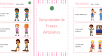 Os compartimos estas geniales fichas para trabajar la comprensión de frases con uso de antónimos.  Los antónimos son palabras que tienen significados opuestos, inversos o contrarios entre sí. Los niños […]