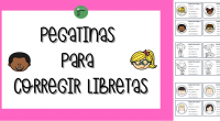 Os compartimos estas bonitas pegatinas para corregir libretas y cuadernos con distintos diseños, a color y en blanco y negro. Ideal para imprimir en papel adhesivo y colocar en los […]