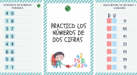 Hoy os compartimos este material para trabajar con los números de dos cifras.  Las fichas tienen varias propuestas: escribir los números escribir los números en letras anterior y posterior decenas […]