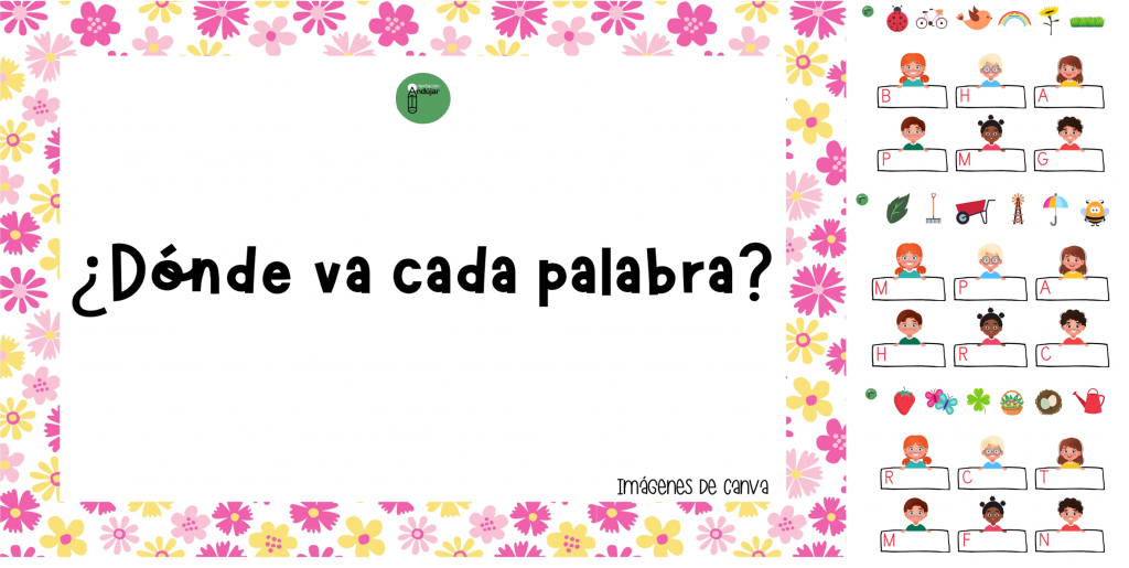 Hoy os traemos esta bonita actividad primaveral para trabajar fonema/grafema inicial.  Los alumnos deben observar las seis imágenes dadas en cada ficha y completar con sus nombres los recuadros según […]