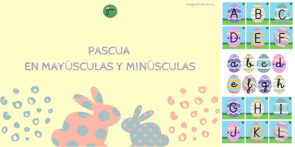 Repasamos las mayúsculas y las minúsculas en letra ligada con este material de Pascua.  Los niños deben unir los huevos de cada letra -su mayúscula y minúscula- atendiendo también a […]