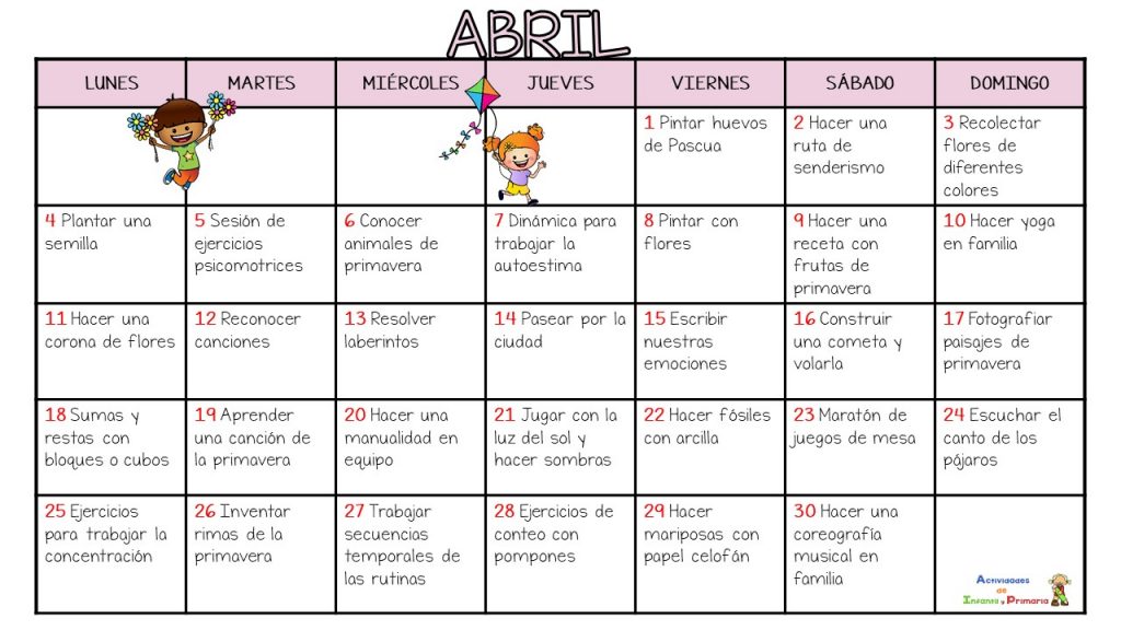 Empezamos nuevo mes, así que ya sabéis lo que eso significa, nuevo calendario de Inteligencias Múltiples adaptado a la etapa de Infantil; con dinámicas y actividades adecuadas a esa edad […]