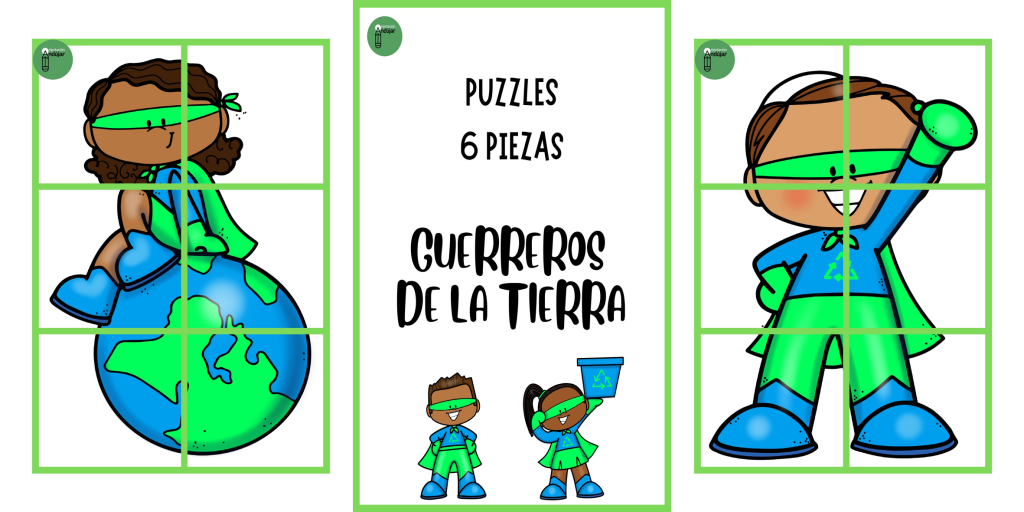 Os compartimos este bonito recurso para los más peques. Puzzles de seis piezas con niños guerreros de la Tierra. ¿Qué son los guerreros de la Tierra? Niños y niñas que […]