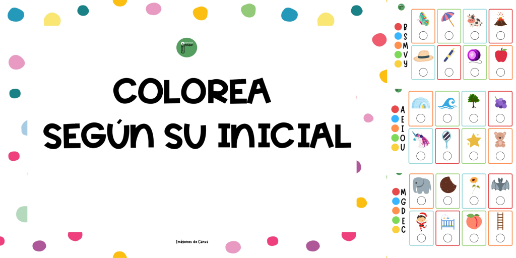 Hoy trabajaremos fonema/grafema inicial con este súper recurso.  En cada tarjeta el niño deberá determinar la inicial de cada imagen y colorear el círculo según las referencias.  Por ejemplo: ELEFANTE […]