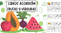 Hoy os compartimos este genial recurso para repasar vocabulario de frutas y verduras. Los niños podrán conocer y trazar sus nombres y colorear las imágenes.  Una vez plegados, resultarán dos […]