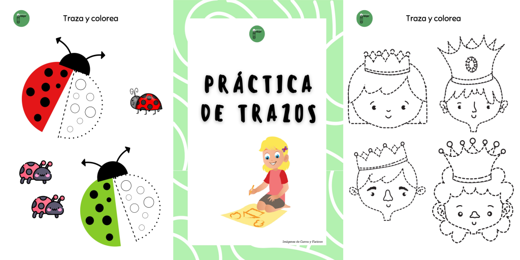 Hoy fortaleceremos los músculos de manitos, muñeca y dedos con estas fichas para trabajar grafomotricidad. En cada una de ellas los peques practicarán diversos trazos, líneas, figuras geométricas y dibujos.  […]
